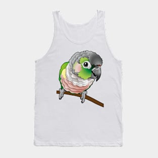 Super Cute Green Opal Yellow Side Conure Tank Top